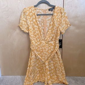 Yellow Short Sleeve Lulus Summer Dress